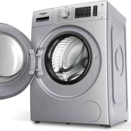 whirlpool 7 kg Fully Automatic Front Load with In-built Heater Silver image 4