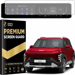 spartan shield Screen Guard for NEW KIA SYROS 2025 Matte || HTK | HTK+ | HTK(O) | HTX | HTX+ | HTX+(O) || 12.3 Inch Full Screen Protector || Anti Fingerprint | Scratch Resistant || 9H Car Display Accessory [Not Tempered Glass]-image-9