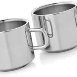 Pack of 2 Stainless Steel Set of 2 Double Wall Tea Cups-image-63