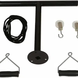 T Pulley Balance Step (Black) Gym & Fitness Kit Fitness Accessory Kit Kit-image-34