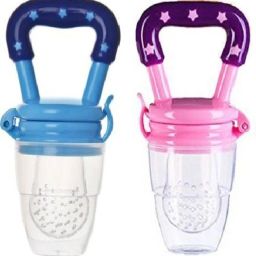 Fruit-Feeder for 3-12 Months Baby Safe for Kids, 2 Pc Teether-19
