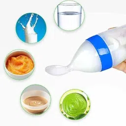 saraswati kart Baby Fruit Nibbler, Teether & Spoon Feeder For feeding Fruit Shape (Pack of 2) - Silicone image 2