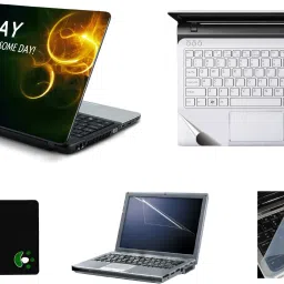 Mitram 5in1 Laptop Accessories Combo 15.6 Inch Awesome Day Quote laptop Skins Stickers, Screen Guard, Key Guard, Mouse Pad and Palmrest Skin for HP-DELL-Lenovo-Asus-Acer Laptops || Notebooks Combo Set-image-51