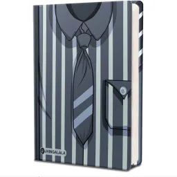Tie Print Hard Bound Undated A5 Diary Notebook (20 X 14.5 CM, 80 GSM, 190 Ruled Perforated Pages) Diary for Writing, Gift for Friend, Personal Diary A5 Diary Ruled 190 Pages-23