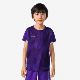 kipsta Kids Football Jersey Shirt Viralto - Alpha Purple-picture-33