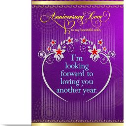 Anniversary Love To My Beautiful Wife Greeting Card Greeting Card-image-13