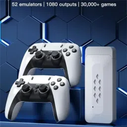 M22 Retro GameStick, UHD 4K, Wireless Controller, Built-in 30k+ Retro Games M2 Black Edition-22