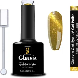 Cat-Eye UV Gel Nail Polish| Magnetic Gel Polish 8ml with Dual-Head Magnet CCE12 Shade Code: CCE12- Clay Brown-image-4
