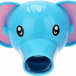 Elephant water tap_ Water Tap Holder Faucet Extender, Plastic Silicone Kid's Elephant Shaped Bath Spout Cover for Kitchen Sink, Bathroom. (Multicolor) Nozzle Cock Faucet-image-24