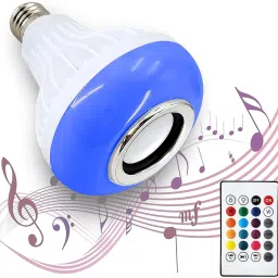 ZRIDE Smart Led Bulb With Bluetooth Speaker + Multi colourful Lamp with Remote Control for Home, Bedroom, Living Room, Party Decoration Smart Bulb-24