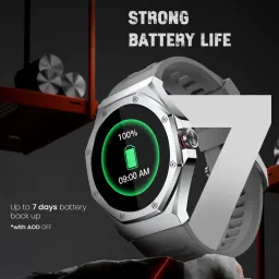 Cellecor E4 EDGE 1.52" HD+ Round Display with 850 NITS | BT-Calling | AOD | Smartwatch image 3
