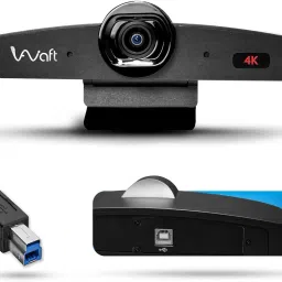 AIWaft 4K EPT 1/2.8 CMOS Sensor Mic 120FOV 10X Digital Zoom USB 3.0 for Stream 8.28 HDWebcam with Built-In Microphone with Night Vision USB Connectivity-24