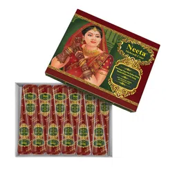 Neeta Mehendi Cone Set Of 12 Henna Temporary Tettoo Mehendi image 5