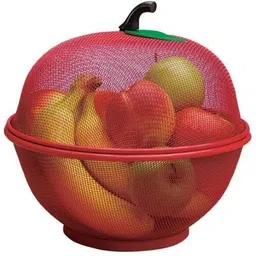 primefair Apple Shape Net Fruits & Vegetables Basket for Kitchen, Fruit Basket Stainless Steel Fruit & Vegetable Basket-picture-36