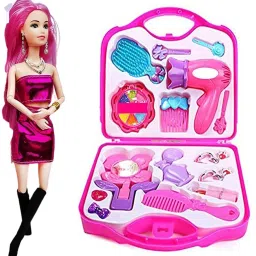 Fashion Doll With Foldable Hands & Legs AND Beauty Product For Girls-image-74