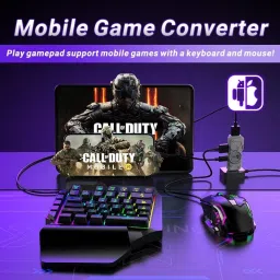 Extreme Bluetooth Gaming Keyboard Mouse Convertor For Smartphone 5 in 1 Mobile Game Bluetooth Handheld Gaming Keyboard image 2