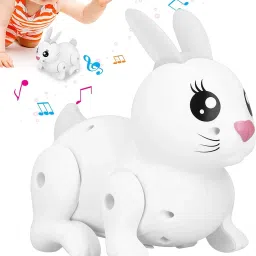 Musical Jumping Bunny Toy with Lights, Sounds, for Kids & Toddlers-image-5