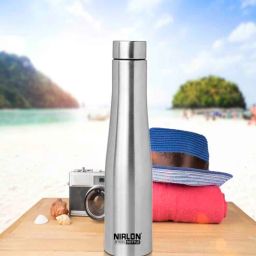 nirlon Tallbell 1000Ml Single Wall Diamond Cut Water Bottle-picture-36