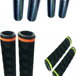 Bicycle 2 Pair Handle grip 2 Pair foot rest combo Bicycle Brake Disk-image-51