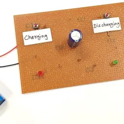 erhindia Charging and Discharging of Capacitor Physics Working Model Science Project Electronic Components Electronic Hobby Kit image 5