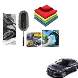 1 Microfiber Duster, 4 Pcs Microfiber Cloth Combo-image-14