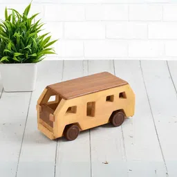 CLIO'S HERITAGE STORE Wooden Bus Toy Vehicles-54