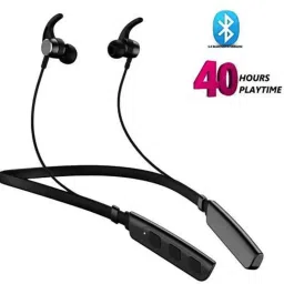 30hrs Playtime Fast Charging, Dual Pairing Neckband Bluetooth (Black,In the Ear) Bluetooth Headset-image-99