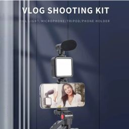 FITRIC AL-2 Vlogging Kit Recording YouTube Videos, Podcasting, Content Creation Monopod Tripod Kit, Monopod Kit, Tripod image 3