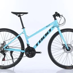 PHASE 2 | 6061 ALLOY FRAME | SHIMANO TOURNEY | 700c HYBRID BIKE | FLUFFY BLUE 26 T (inch) Hybrid Cycle/City Bike-image-59