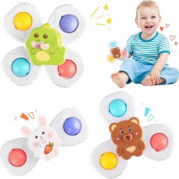 Spinner Suction Cup, Funny 3-Piece Toy Suction Cup, Baby Spinner Suction-13