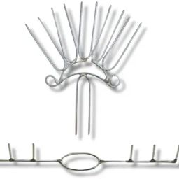 Varalakshmi Pooja article Kalasam Stand and Pin (1.Set 2.Pcs Stainless Steel Kalash-image-24
