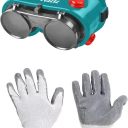 Goggles Flip-up Filter Protective Eyewear with White and Folding Black Glass Welding with gloves Wood-working, Power Tool, Welding, BlowtorchSafety Goggle-image-64