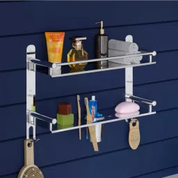 4 in 1 Silver Towel Holder-image-17