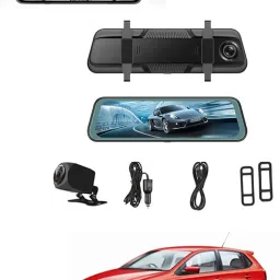 Digital 9.66inch Mirror DVR Full Touch Screen With TFT/Night Vision For Car-204 Black LED-image-94