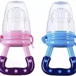 Fruit and Juice Feeder with Cover for 3-12 Months BPA Free Nibbler Feeding Safe Soother-20