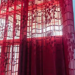 dtodexpress 152.4 cm (5 ft) Net Semi Transparent Window Curtain (Pack Of 2) image 3