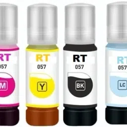 RT 057 Compatible ink for L8050, L18050, L8150W Black + Tri Color Combo Pack Ink Bottle-22