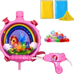 Holi Water Pichkari Tank with High Pressure & Back Pack Pichkari Tank04Unicorn Water Gun-image-15