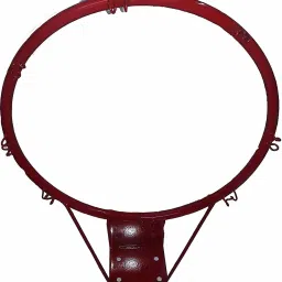 ps pilot Full Size Basketball Ring 16 mm with Nylon Net Suitable for Size-7 Basketball Basketball Ring image 3