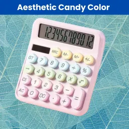 Desktop Calculator, 12-Digit Large LCD and Large Buttons for Office, Homes O216 Basic Calculator-image-69