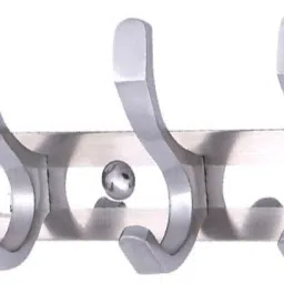 Stainless Steel And Aluminium Alloys Fescue Wall Hook 8 Legs Silver Pack Of 1 Hook Rail 8-image-70
