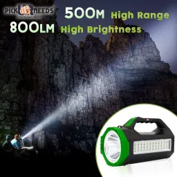pick ur needs Bright Led Torch Light Laser Long Range High Power Search Light Kisan Rechargeable with 36 LED Side Emergency Light Torch image 3