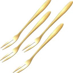 Steel Dessert Fork Salad Fork Camping Dinnerware Set Tableware Wedding Festival Stainless Steel Dinner Fork, Fondue Fork, Roast Fork Set-image-3