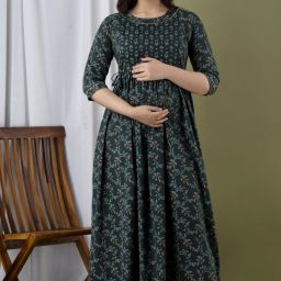 Printed Pure Cotton Stitched Anarkali Gown-image-68