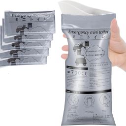 6 PCS Portable Pee Bag for Travel, Camping, Car Emergency Toilet Solution Unisex Urine Bag-image-23