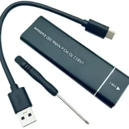 ULTRABYTES NVME SSD Enclosure, NVME to USB C Adapter 2.5 inch Portable SSD NVME Enclosure-7