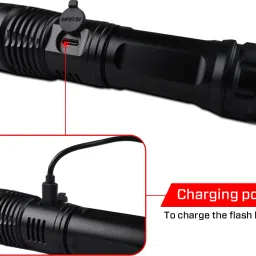 ibell FL8360S Flashlight, 10W, Multiple Light Modes, Telescopic Zoom, Water Resistant Torch image 3