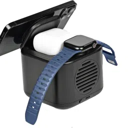 GlowGadgets Ignite Bluetooth Speaker with a 3-in-1 wireless Charging Pad image 2