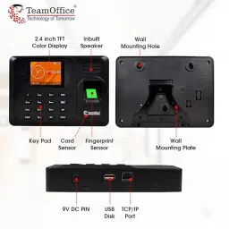 team office Z305W Biometric Attendance Device with Cloud and Wi-Fi Suuported Access Control, Time & Attendance image 4