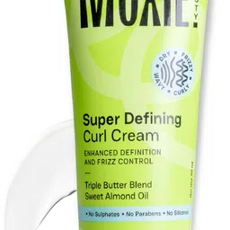 moxie beauty Super Defining Curl Cream: 96% Hair Moisture Retained | Toxin Free | Travel Size Hair Styler-picture-40